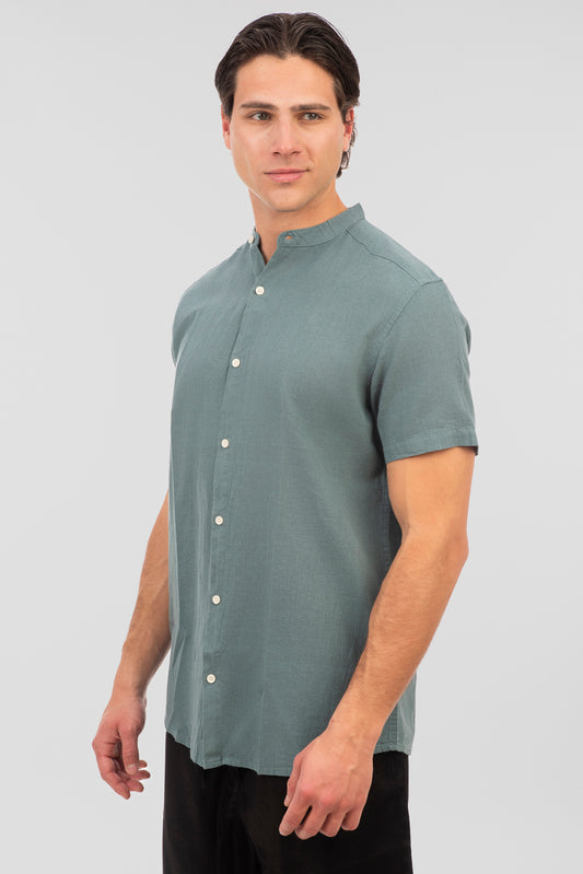 Πουκάμισο Rebase 251RGS-5054 Teal Green