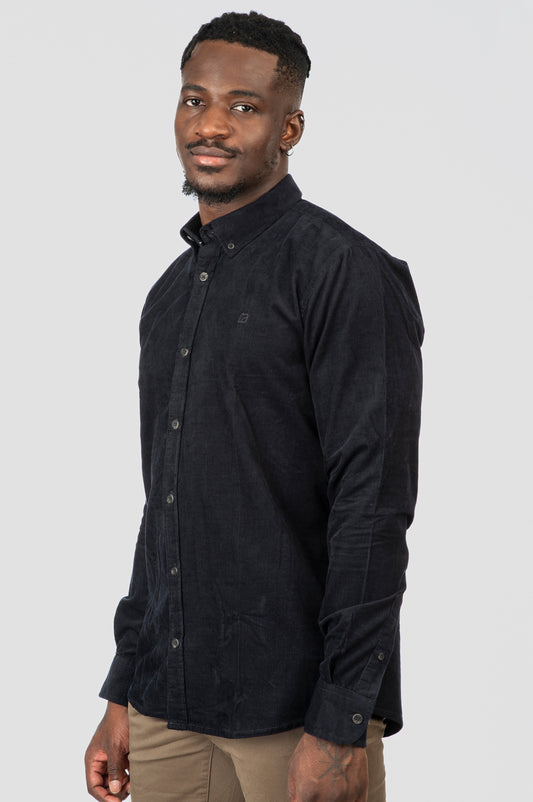 Πουκάμισο Κοτλέ Rebase 252RGS-5098 Navy Blue