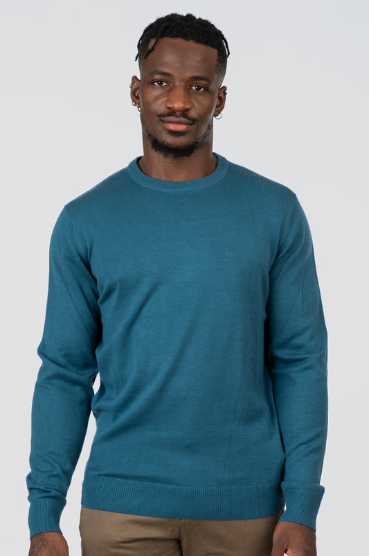 Πλεκτό Rebase 252RKNIT-8030 Petrol Melange