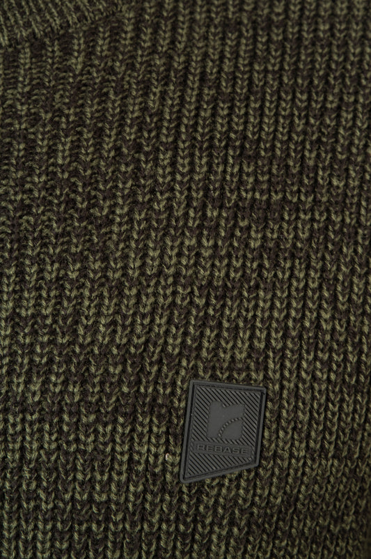 Πλεκτό Rebase 252RKNIT-8040 Green-Black