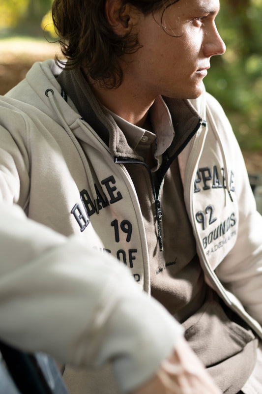 Ζακέτα Φούτερ Rebase | Εκρού