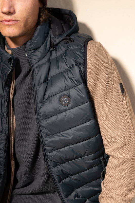 Αμάνικο Μπουφάν Rebase Μπλε