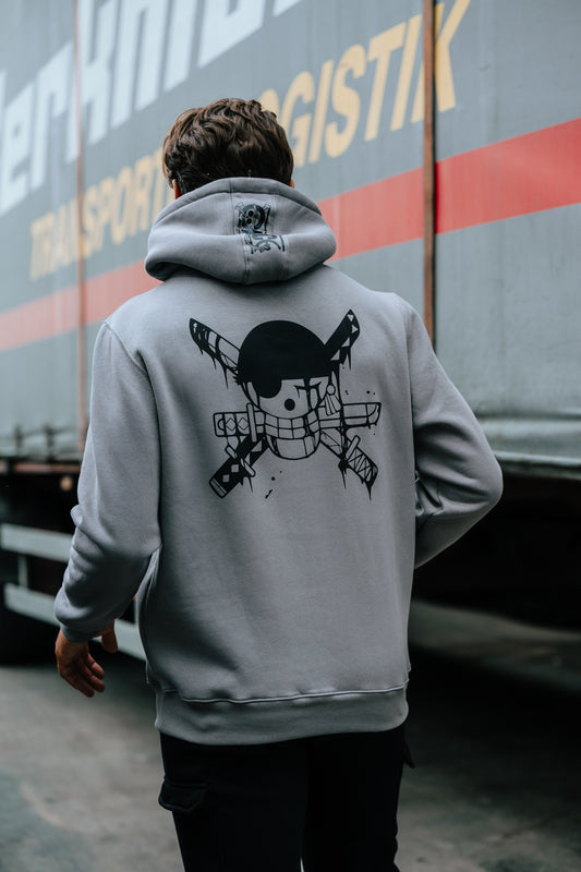 Φούτερ Κουκούλα Clever Γκρι | Πειρατής