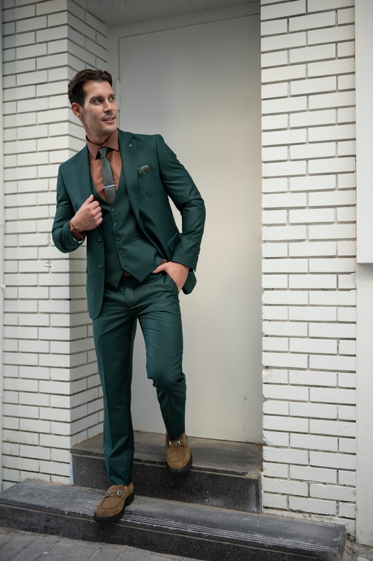 Ανδρικό Χειμερινό Κοστούμι Boston | Πράσινο