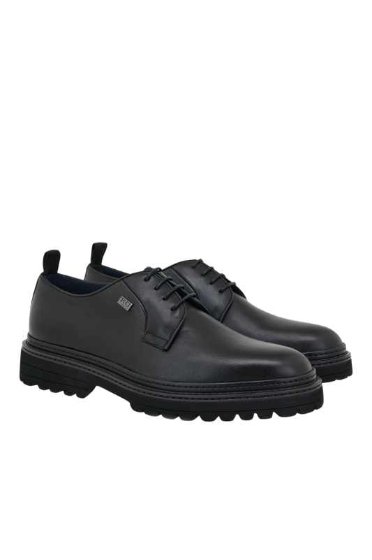 Renato Garini Lace Up Μαύρο