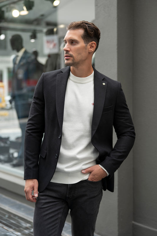 Σακάκι Boston Μαύρο